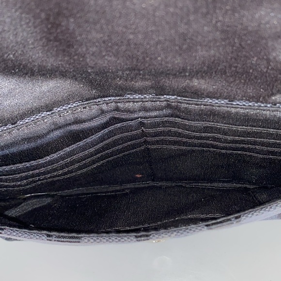 Coach Signature Flap Large Wristlet Strap Purse - Picture 3 of 5